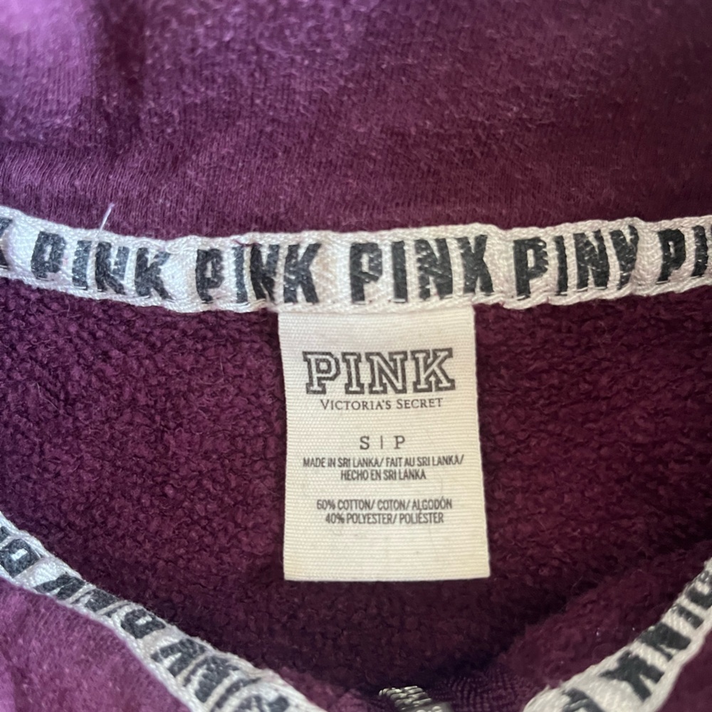 ✨2/25✨Victorias Secret PINK Tropical 1/4 Zip - Picture 4 of 4